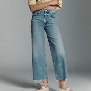 AGOLDE Ren High-Rise Crop Wide-Leg Jeans NWT Forum